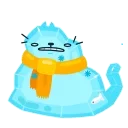 🥶-Cat2O, Telegram Sticker