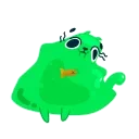 🤢-Cat2O, Telegram Sticker