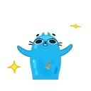 👋-Cat2O, Telegram Sticker