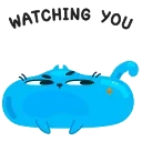 👀-Cat2O, Telegram Sticker