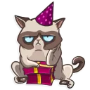 ☹-Cat it!, Telegram Sticker