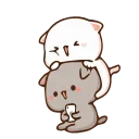 📱-Peach Cat @TgSticker, Telegram Sticker