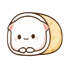😻-Peach Cat @TgSticker, Telegram Sticker