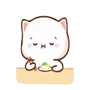 🍱-Peach Cat @TgSticker, Telegram Sticker