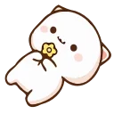☺️-Peach Cat @TgSticker, Telegram Sticker