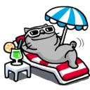 😌-Cat Line, Telegram Sticker