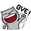 👋-Cat Line, Telegram Sticker