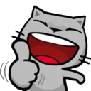 😆-Cat Line, Telegram Sticker