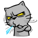 😡-Cat Line, Telegram Sticker