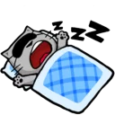 💤-Cat Line, Telegram Sticker