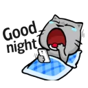 💤-Cat Line, Telegram Sticker