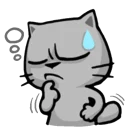 ❓-Cat Line, Telegram Sticker