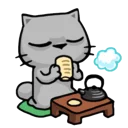 😇-Cat Line, Telegram Sticker
