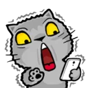 😵-Cat Line, Telegram Sticker