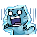 😱-Cat Line, Telegram Sticker