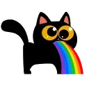 🤢-Cat Teftel, Telegram Sticker