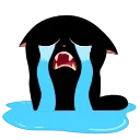 😭-Cat Teftel, Telegram Sticker