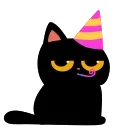 🥳-Cat Teftel, Telegram Sticker