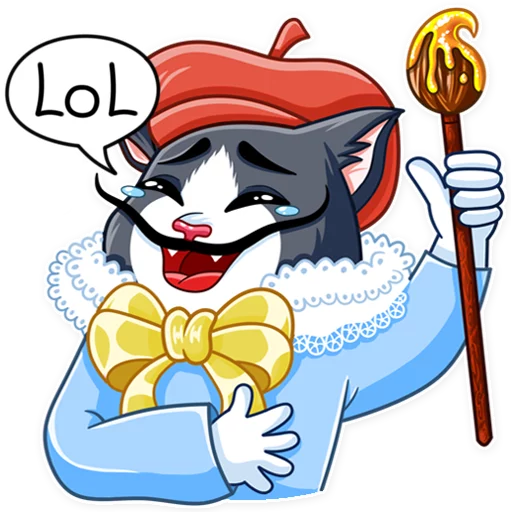 Catvador Dali, telegram sticker
