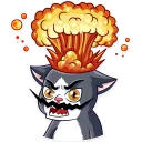 💥-Catvador Dali, Telegram Sticker