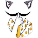 🤫-Catvador Dali, Telegram Sticker