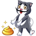 💩-Catvador Dali, Telegram Sticker