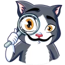🔍-Catvador Dali, Telegram Sticker