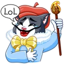 😂-Catvador Dali, Telegram Sticker