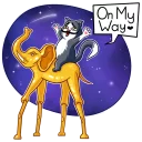 🏃-Catvador Dali, Telegram Sticker