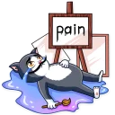 😭-Catvador Dali, Telegram Sticker