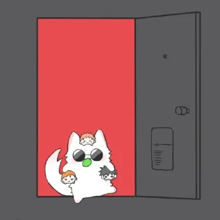 🐈-[Cat kaisen 1]  @Toji_sama, Telegram Sticker