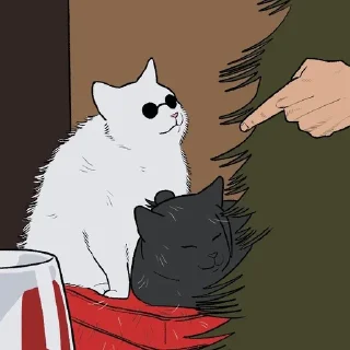 🐈-[Cat kaisen 1]  @Toji_sama, Telegram Sticker
