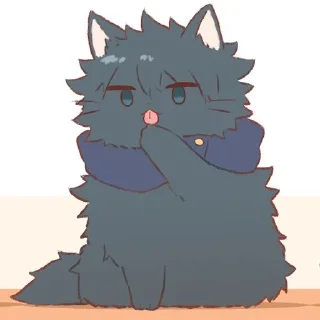 🐈-[Cat kaisen 1]  @Toji_sama, Telegram Sticker