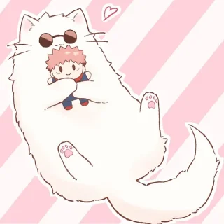 🐈-[Cat kaisen 1]  @Toji_sama, Telegram Sticker