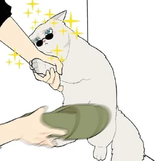 🐈-[Cat kaisen 1]  @Toji_sama, Telegram Sticker