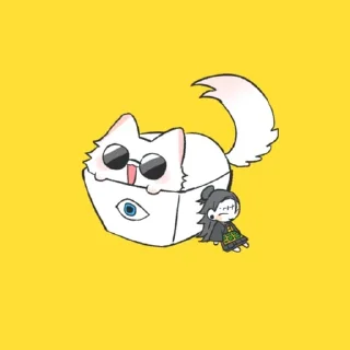 🐈-[Cat kaisen 1]  @Toji_sama, Telegram Sticker
