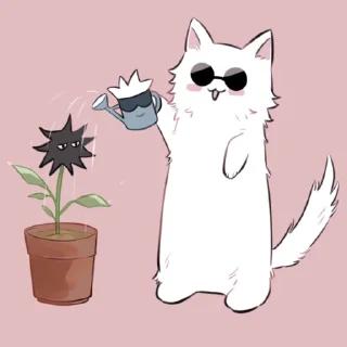 🐈-[Cat kaisen 2]  @Toji_sama, Telegram Sticker