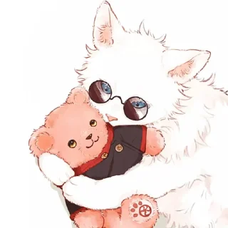 🐈-[Cat kaisen 2]  @Toji_sama, Telegram Sticker