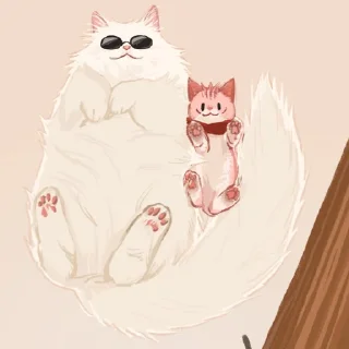 🐈-[Cat kaisen 2]  @Toji_sama, Telegram Sticker