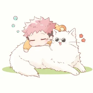 🐈-[Cat kaisen 2]  @Toji_sama, Telegram Sticker
