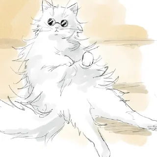 🐈-[Cat kaisen 2]  @Toji_sama, Telegram Sticker