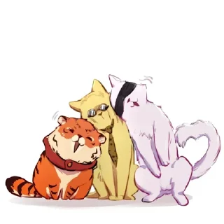 🐈-[Cat kaisen 2]  @Toji_sama, Telegram Sticker
