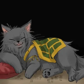 🐈-[Cat kaisen 2]  @Toji_sama, Telegram Sticker