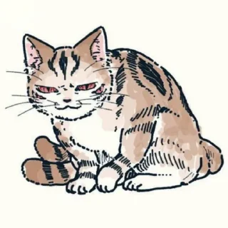 🐈-[Cat kaisen 2]  @Toji_sama, Telegram Sticker