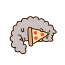 🍕-Pusheen, Telegram Sticker