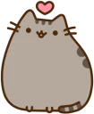 ❤-Pusheen, Telegram Sticker
