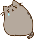 😢-Pusheen, Telegram Sticker