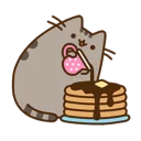 🍴-Pusheen, Telegram Sticker
