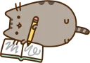 ✏-Pusheen, Telegram Sticker