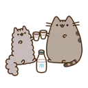 🍶-Pusheen, Telegram Sticker